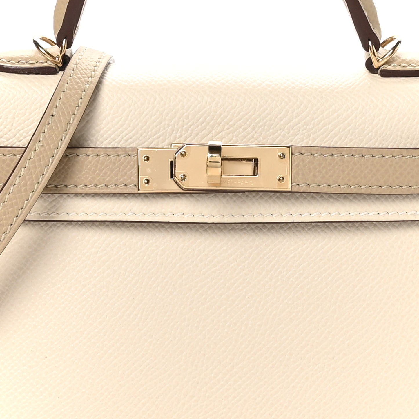 Epsom Mini Horseshoe Kelly Sellier 20 Craie Trench