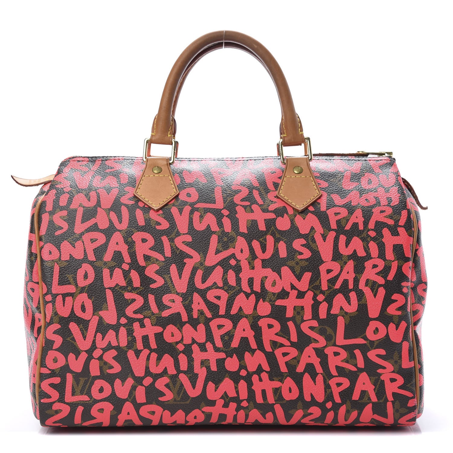 Louis Vuitton Monogram Graffiti Speedy 30 Fuchsia 1 of 12