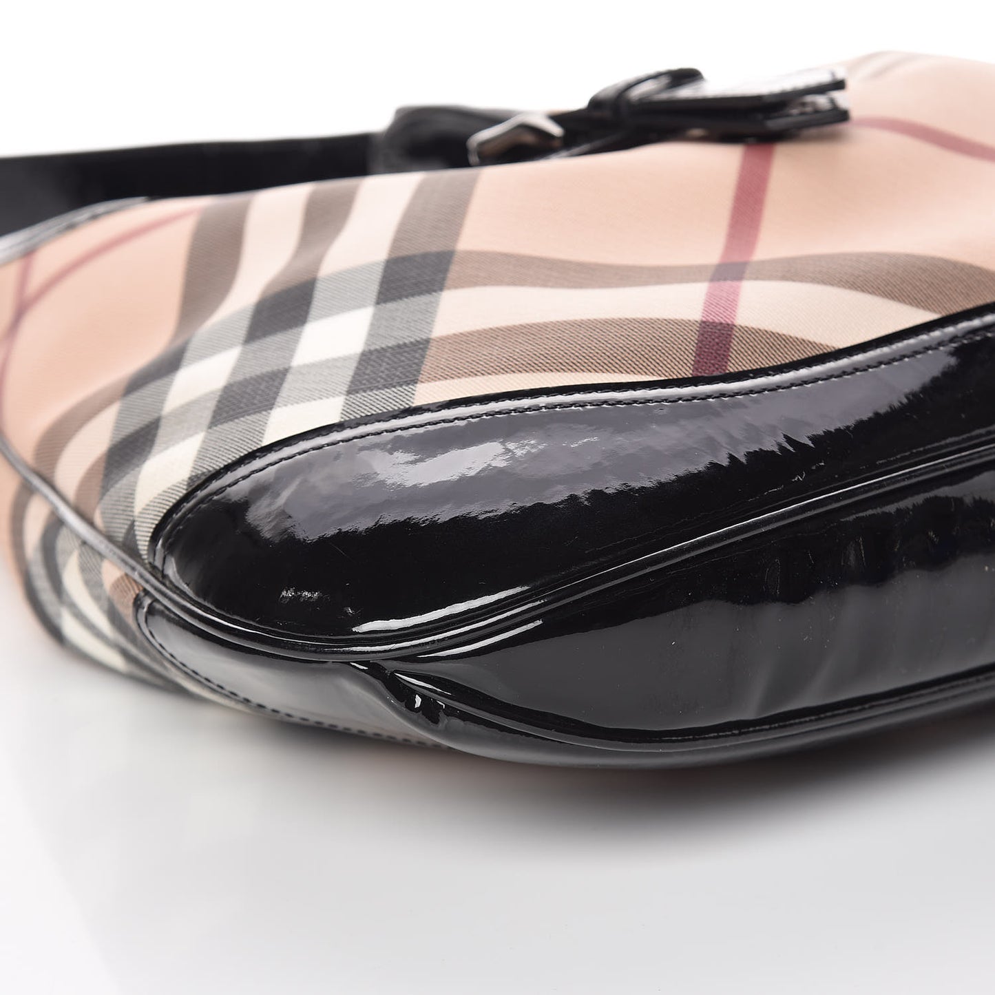 Patent Nova Check Brook Hobo Black