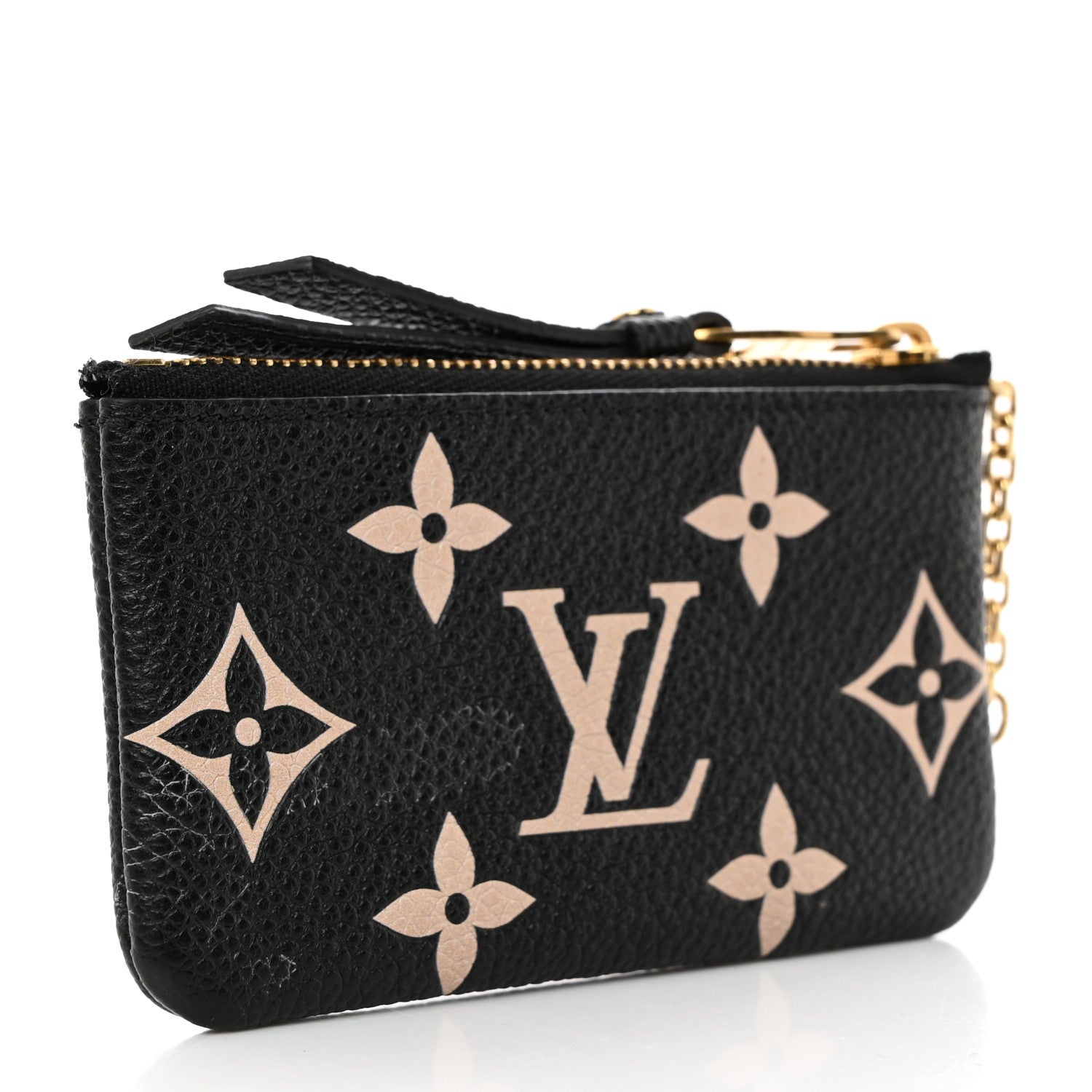 Louis Vuitton Empreinte Monogram Giant Key Pouch Black Beige 3 of 8