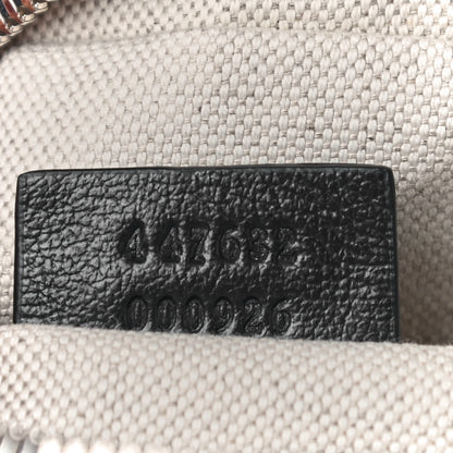 Gucci Monogram Multicolor Matelasse Diagonal Small GG Marmont Chain Shoulder Bag Light Blue 7 of 10