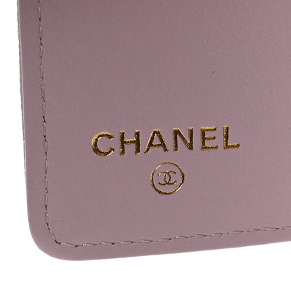 Chanel Caviar Quilted Classic 4 Key Holder Wallet Light Purple 6 of 9