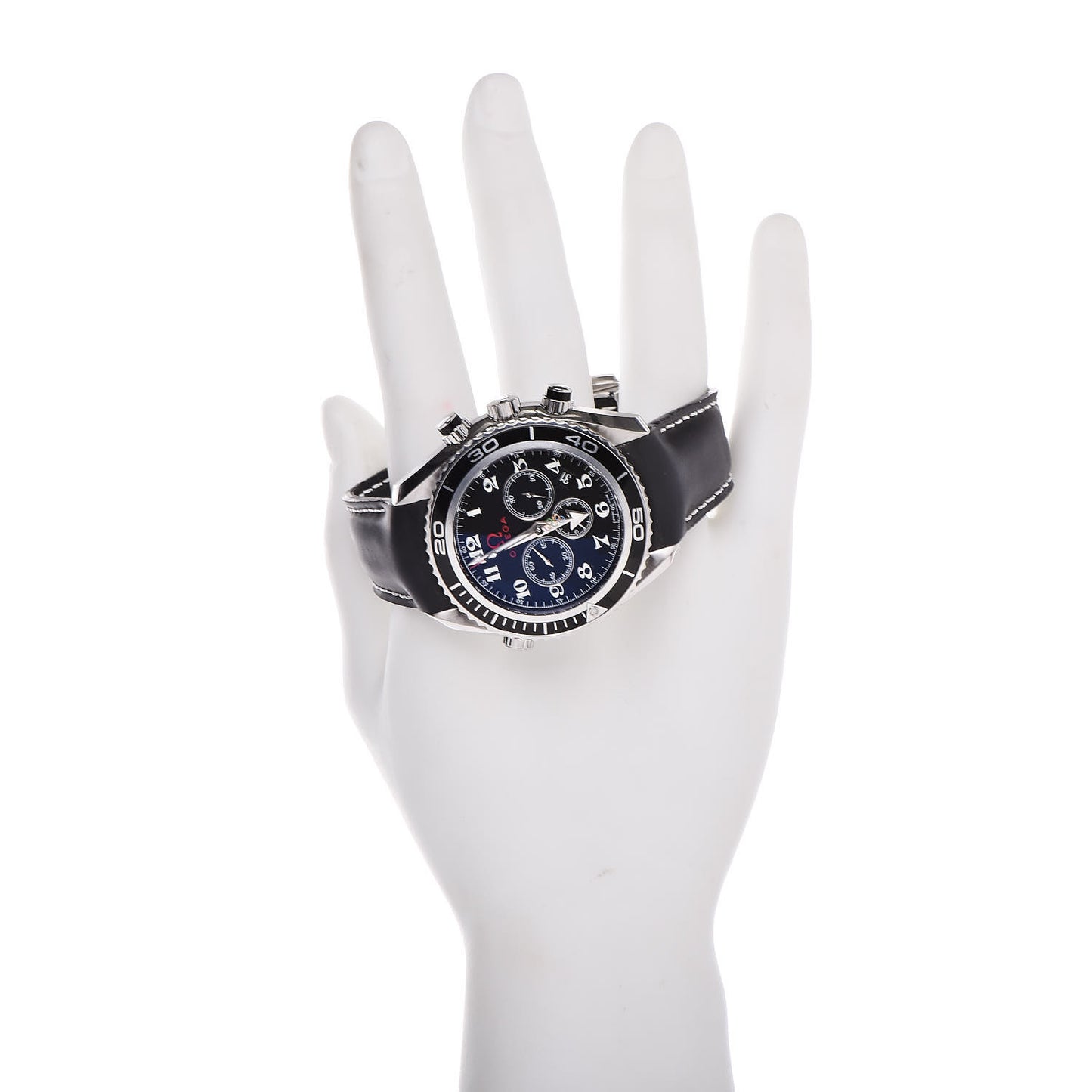 Stainless Steel Calfskin 45mm Seamaster Planet Ocean Specialties Olympic Games Collection Automatic Watch Black 222.32.46.50.01.001