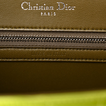 Christian Dior Crocodile Medium Diorama Flap Bag Green 7 of 12