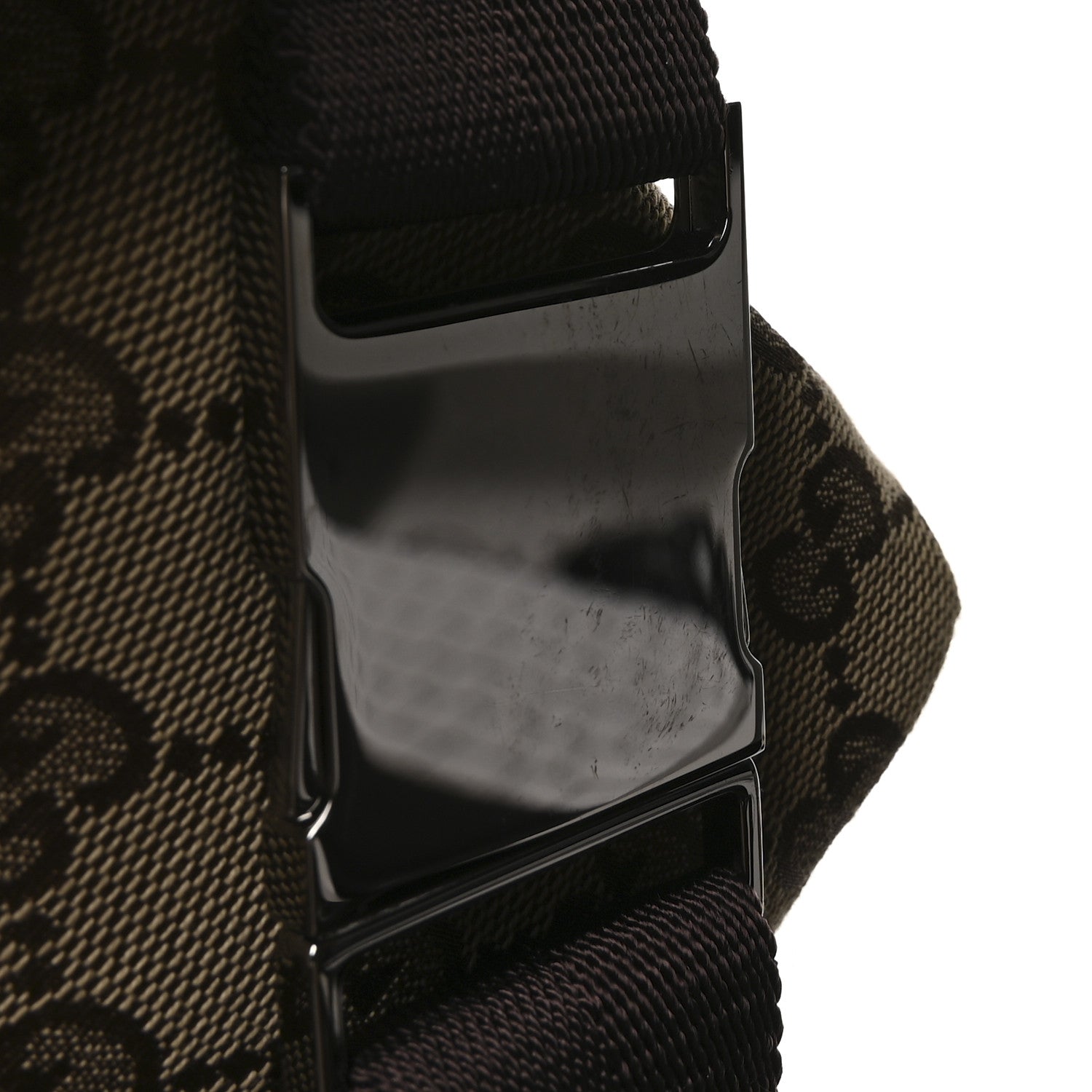Gucci GG Monogram Double Pocket Belt Bag Dark Brown 11 of 11