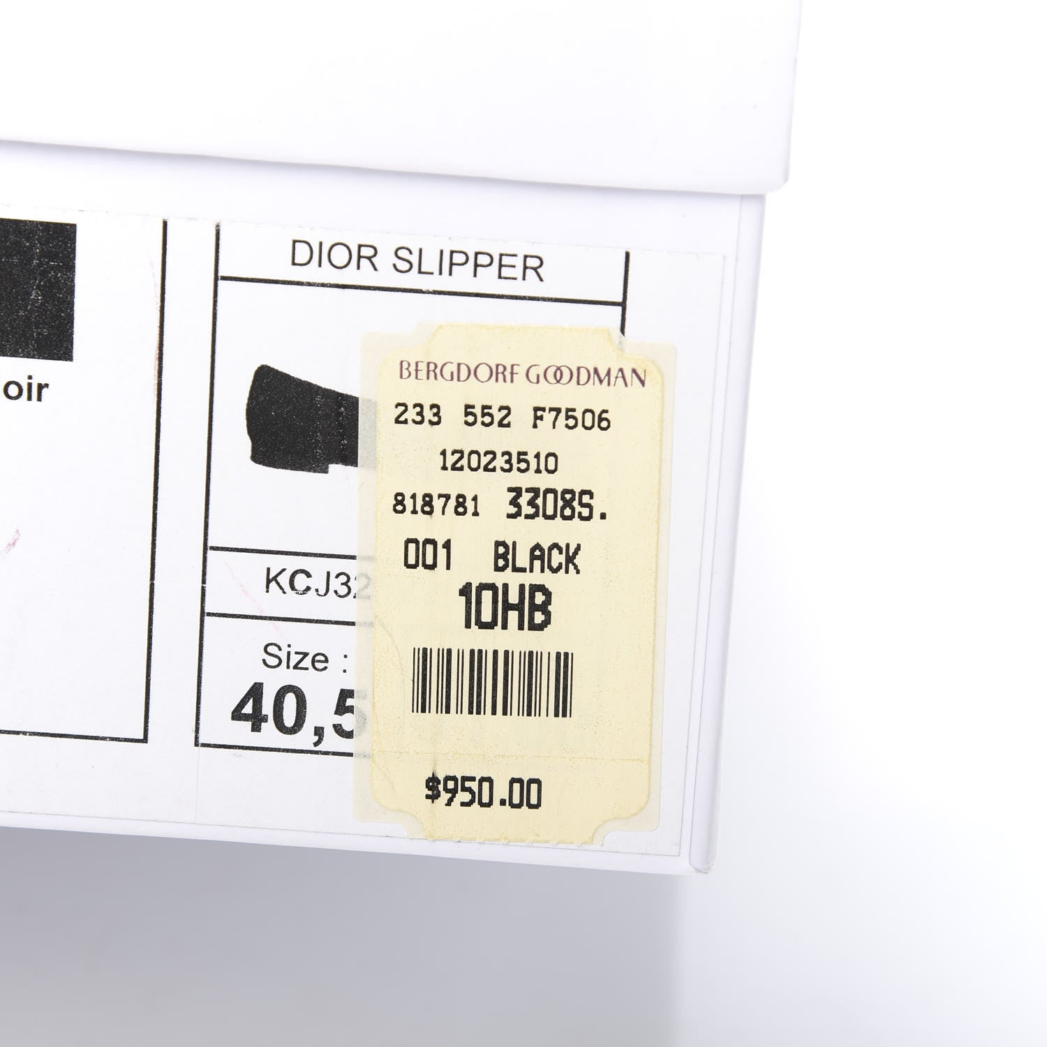 Christian Dior Suede Embellished Slipper Loafer 40.5 Black 11 of 11