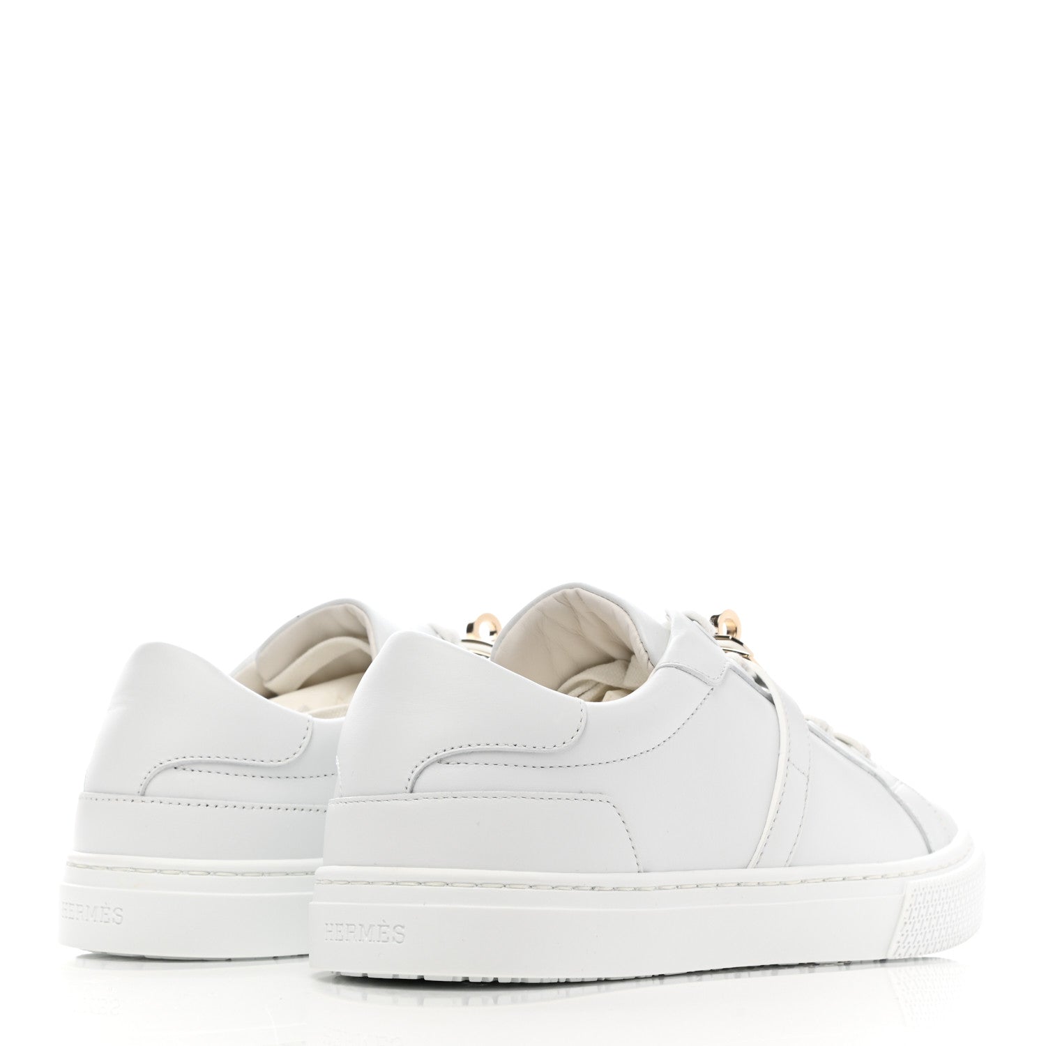 Hermes Calfskin Day Sneakers 36.5 White 4 of 7