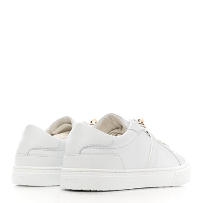 Hermes Calfskin Day Sneakers 36.5 White 4 of 7