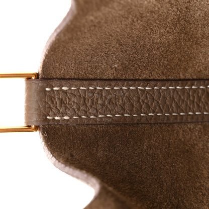 Hermes Taurillon Clemence Picotin Lock 18 PM Etoupe 7 of 12