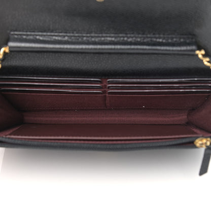 Chanel Caviar Quilted Wallet On Chain WOC Black 4 of 11