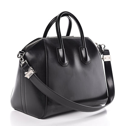 Givenchy Shiny Lord Calfskin Medium Antigona Black 3 of 10