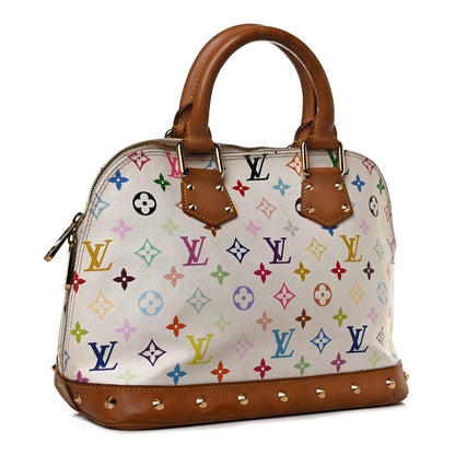 Louis Vuitton Monogram Multicolor Alma White 3 of 18