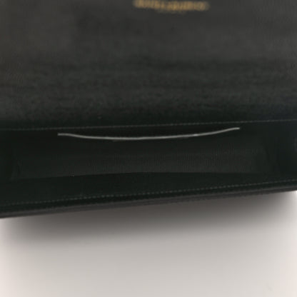 Saint Laurent Grain De Poudre Classic Monogram Kate Clutch Black 5 of 6