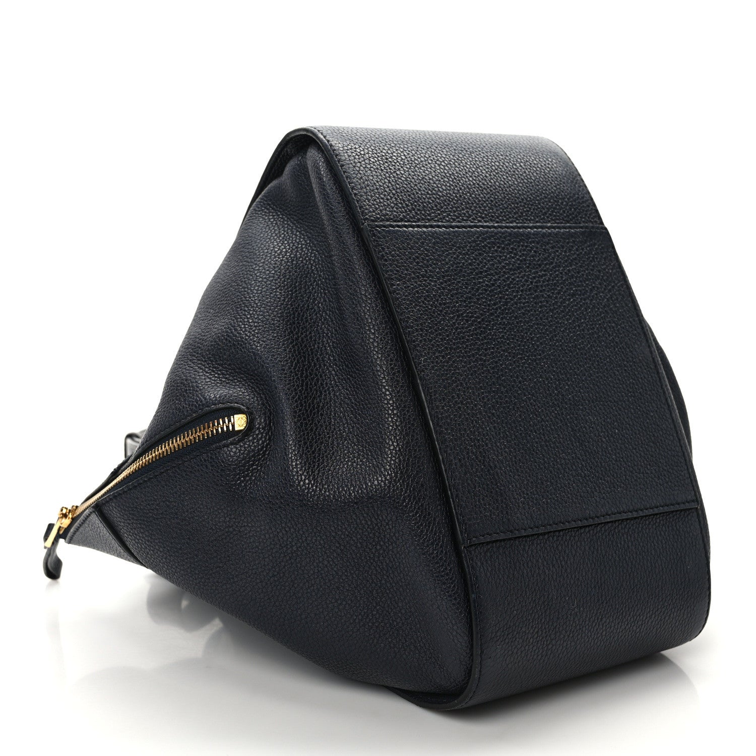 Loewe Calfskin Small Hammock Shoulder Bag Midnight Blue Black 9 of 10