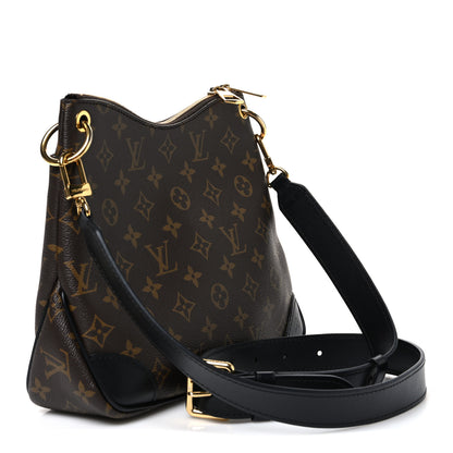 Louis Vuitton Monogram Odeon PM Black 3 of 10