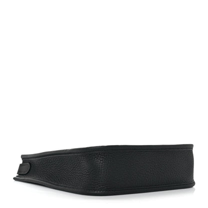 Hermes Taurillon Clemence Evelyne TPM Black 4 of 11