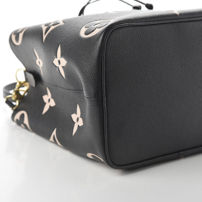 Louis Vuitton Empreinte Monogram Giant Neonoe MM Black Beige 6 of 10