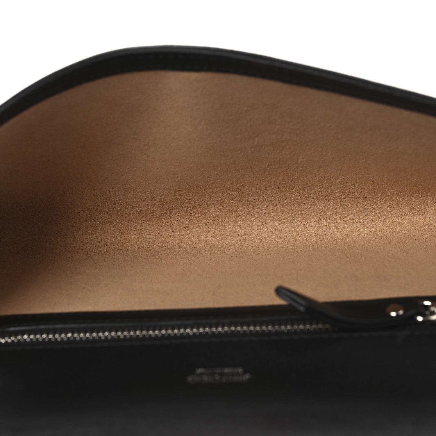 Jimmy Choo Smooth Calfskin Crystal Embellished Chain Wallet Black 5 of 10