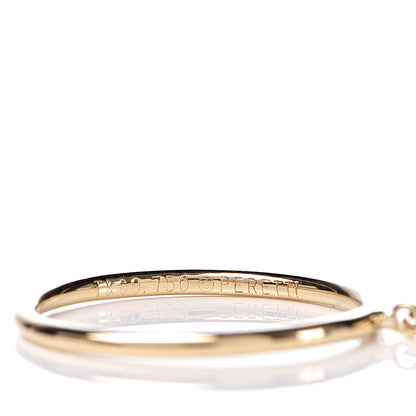 Tiffany 18K Yellow Gold Diamond Elsa Peretti Teardrop Charm Ring 48 4.5 5 of 5