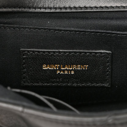 Saint Laurent Lambskin Patchwork Monogram Small Jamie Black 7 of 11