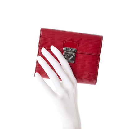 Louis Vuitton Epi Koala Wallet Rouge 2 of 11