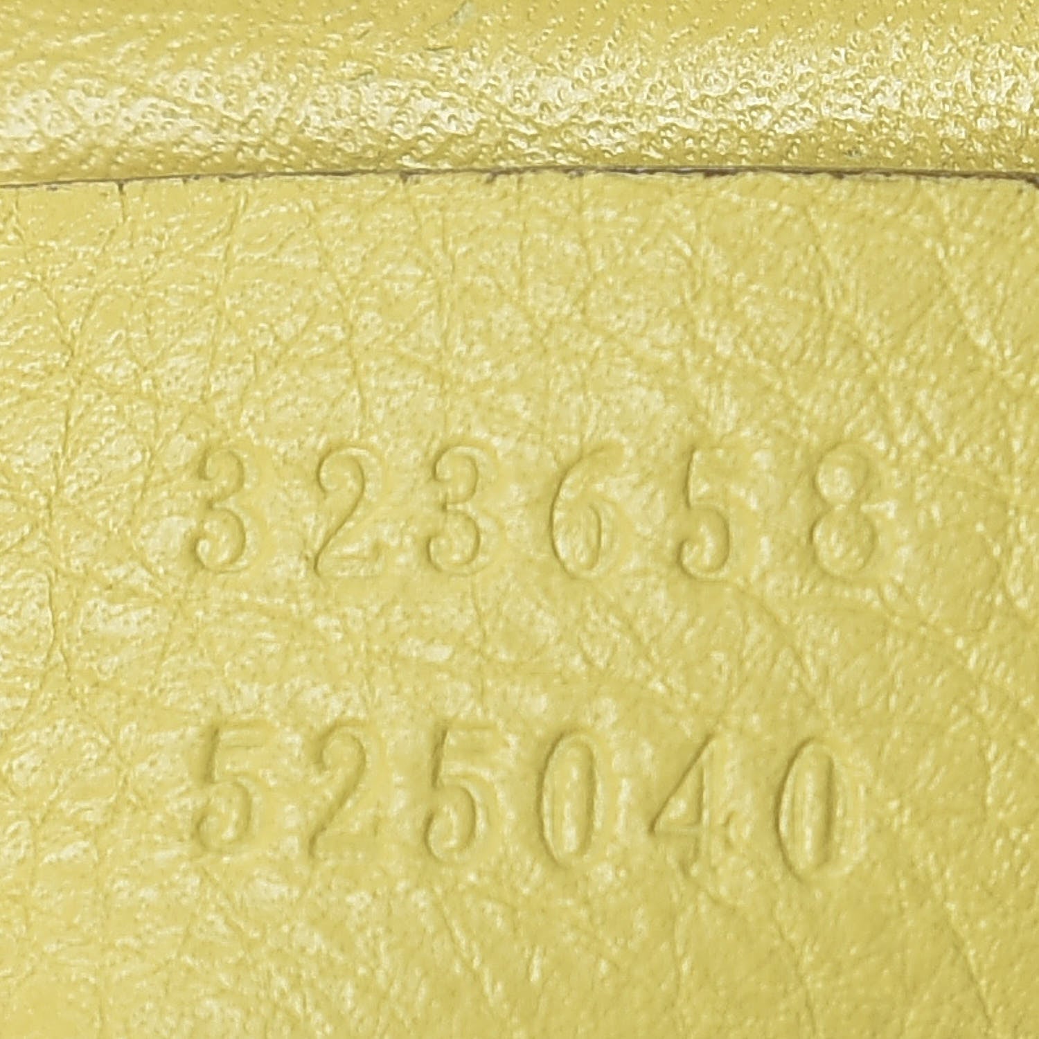 Gucci Pebbled Calfskin Large Bamboo Shopper Tote Citrus 16 of 19