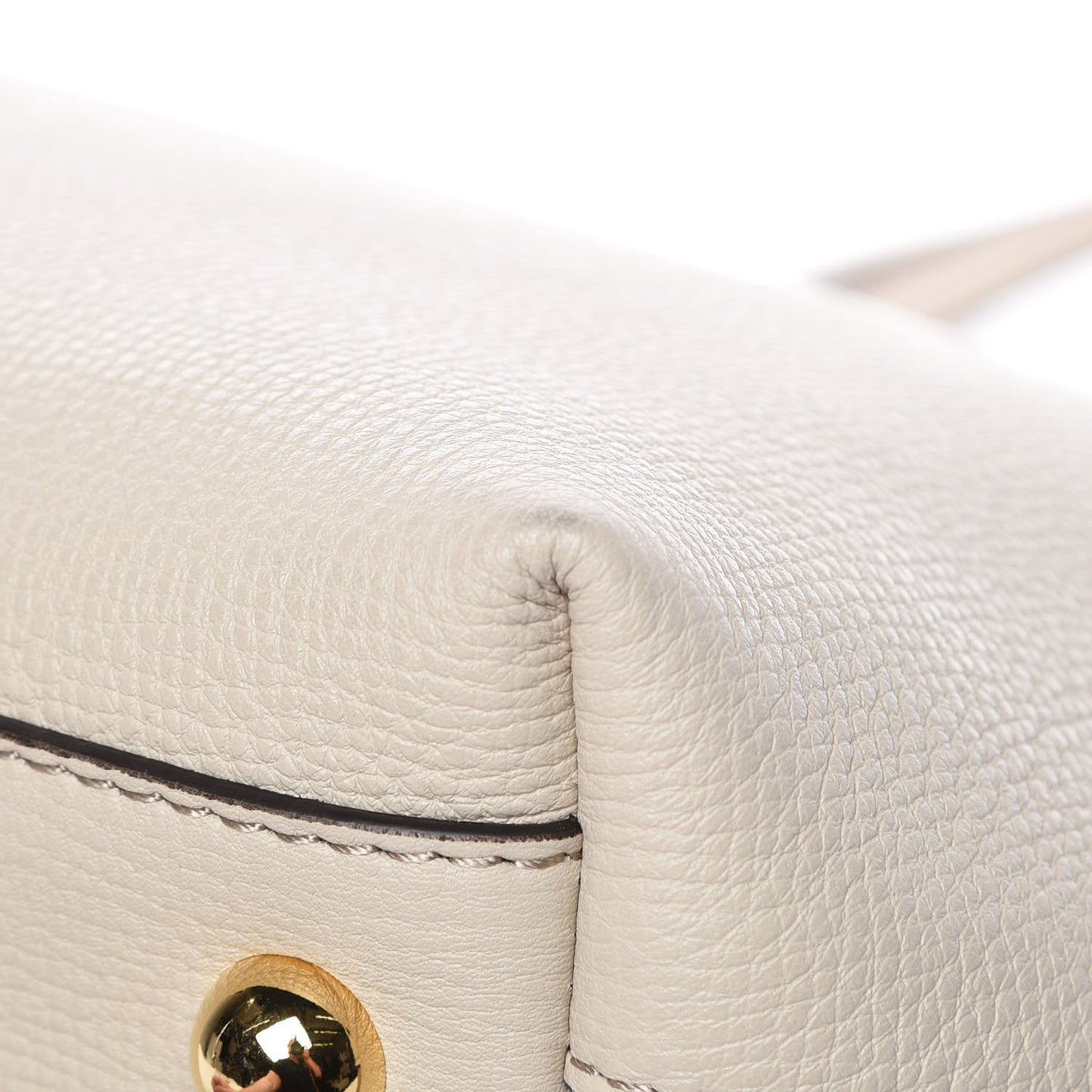 Derby Calfskin House Check Medium Welburn Tote Limestone
