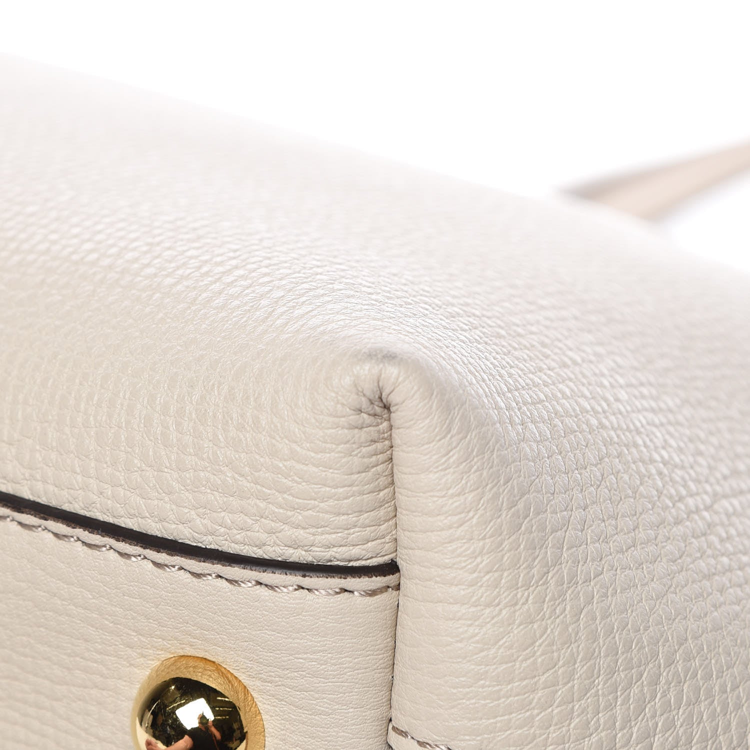 Burberry Derby Calfskin House Check Medium Welburn Tote Limestone 13 of 13