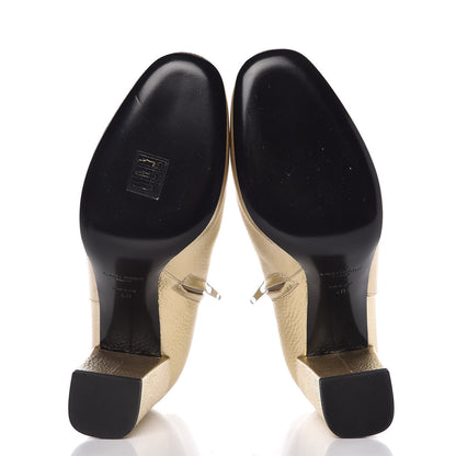 Saint Laurent Metallic Calfskin Santa Venere Babies 90 Ankle Boots 40 Platino 5 of 10