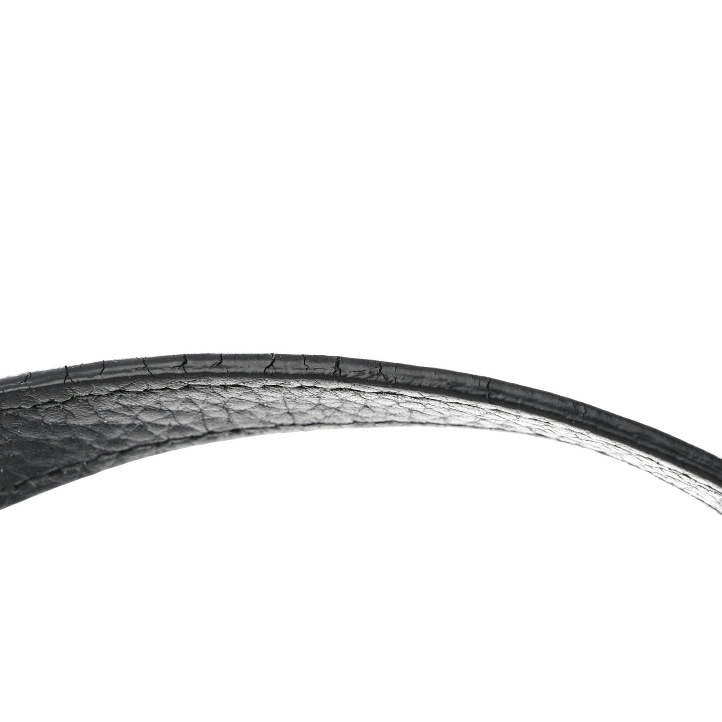 Pebbled Calfskin Small Soho Disco Bag Black