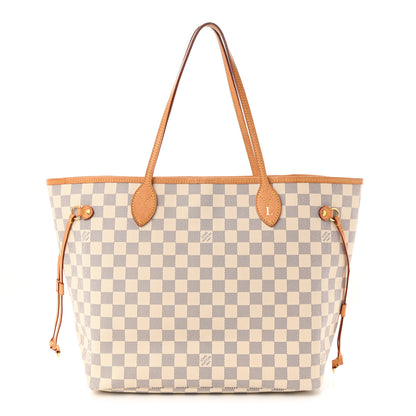 Louis Vuitton Damier Azur Neo Neverfull MM Rose Ballerine 1 of 11