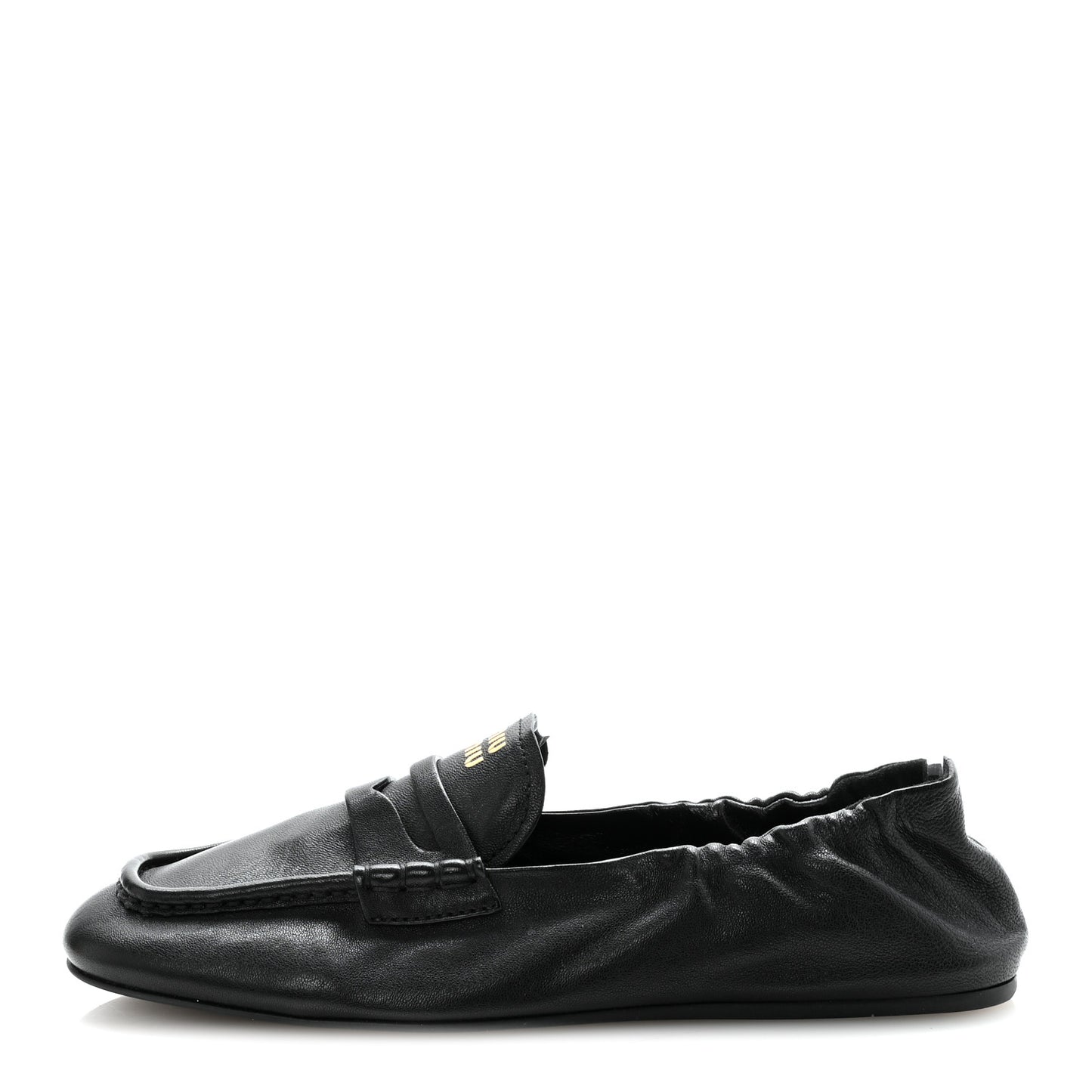 Ruches Nappa Loafer 38 Black