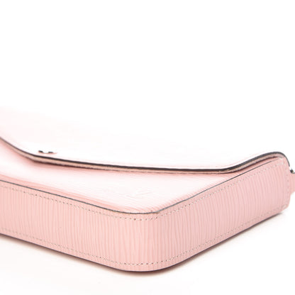 Louis Vuitton Epi Pochette Felicie Rose Ballerine 10 of 16