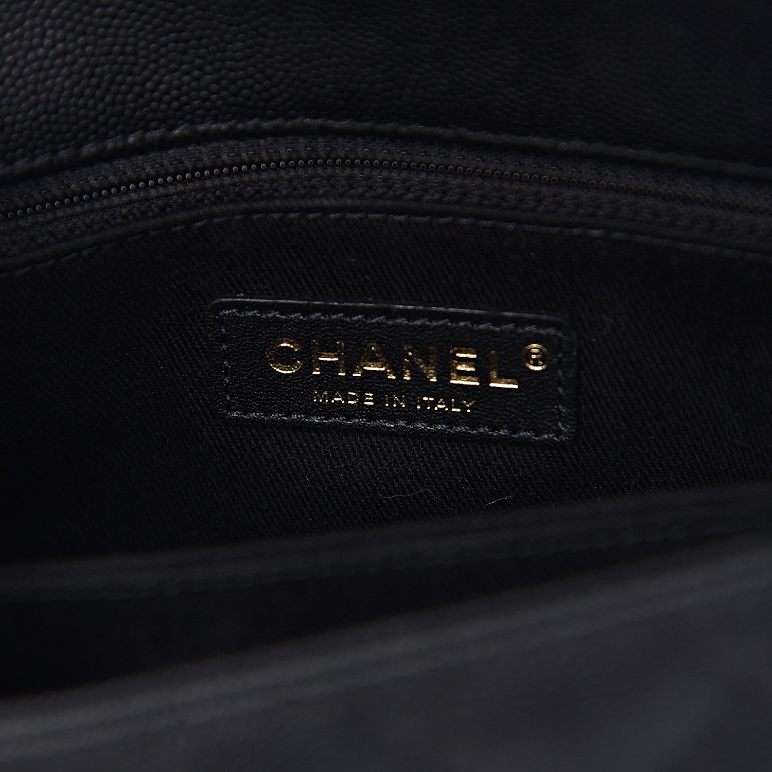 Chanel Caviar Lizard Embossed Quilted Mini Coco Handle Flap Black 6 of 11