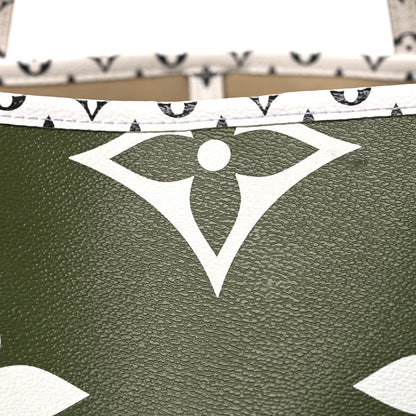 Louis Vuitton Monogram Giant Neverfull MM Kaki 7 of 11
