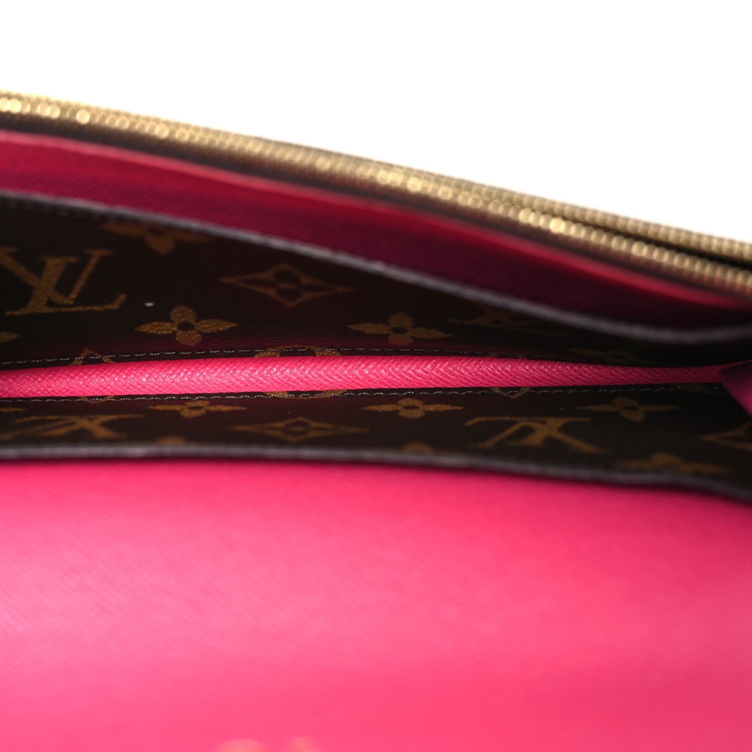 Louis Vuitton Monogram Bloom Flower Emilie Wallet Fuchsia 5 of 15