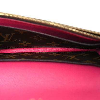 Louis Vuitton Monogram Bloom Flower Emilie Wallet Fuchsia 5 of 15