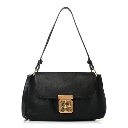 Chloe Goatskin Medium Elsie Shoulder Bag Black 1 of 7
