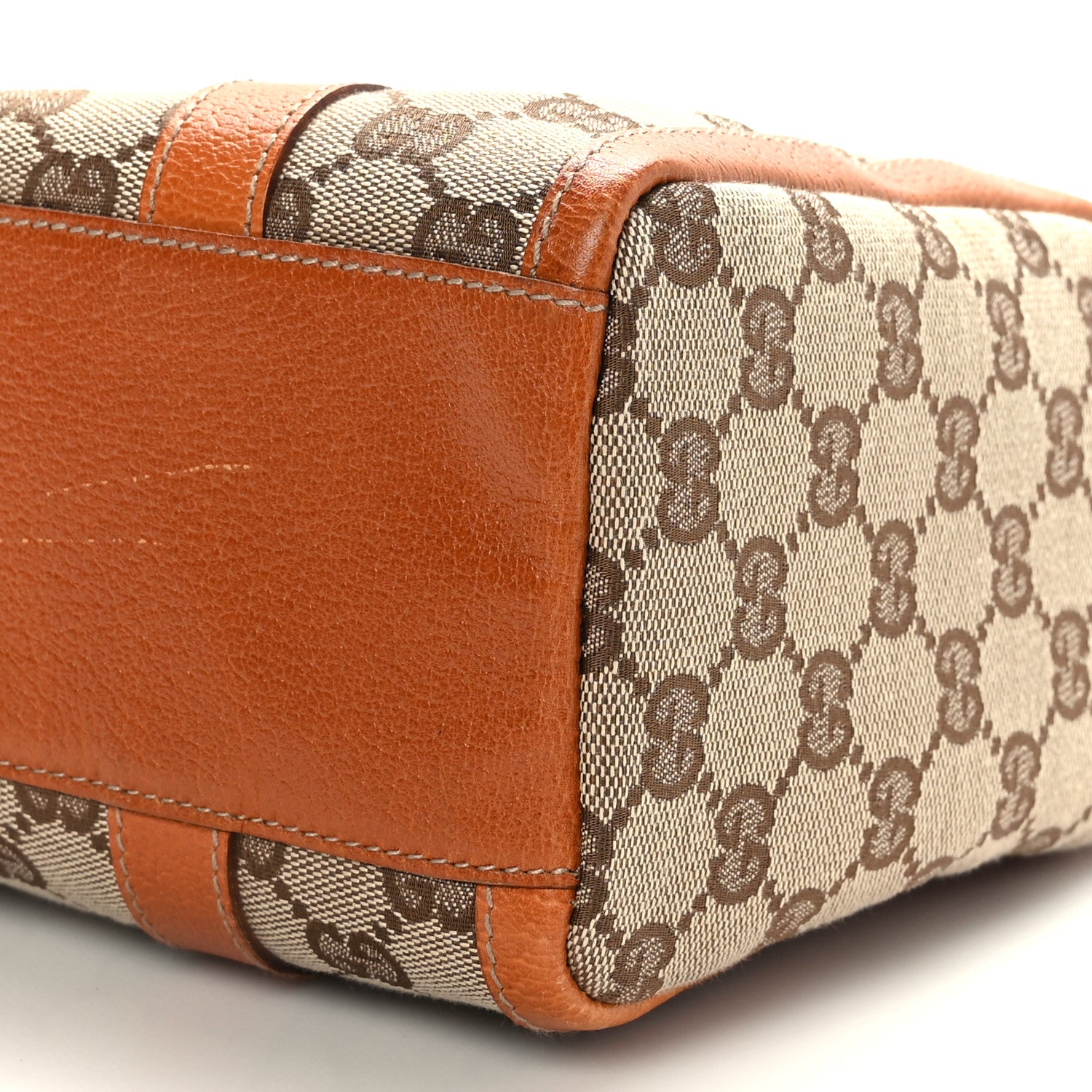 Gucci Monogram Small Abbey Boston Orange 9 of 11