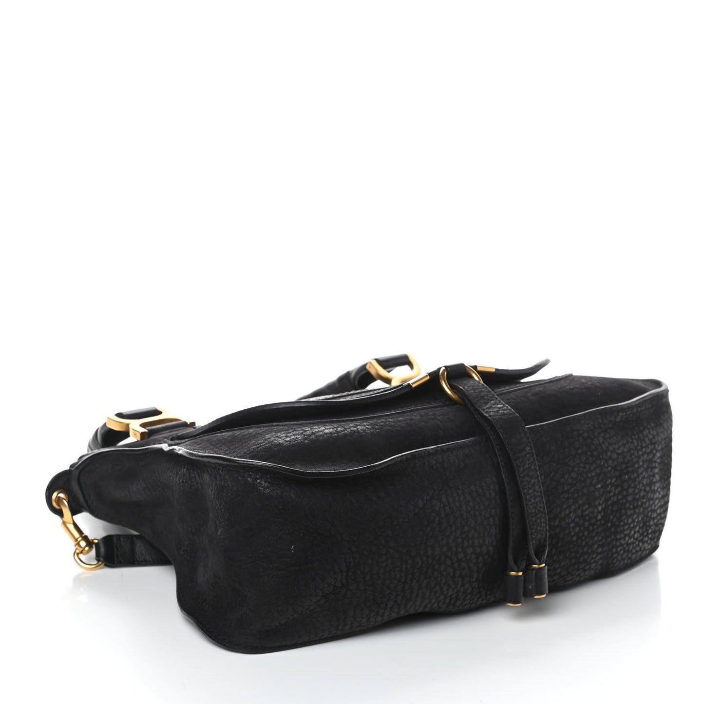 Calfskin Medium Marcie Satchel Black