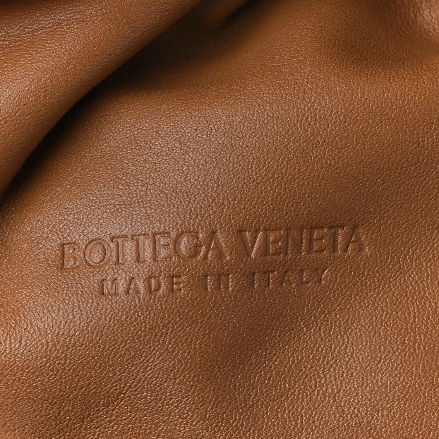 Bottega Veneta Smooth Butter Calf The Pouch Oversized Clutch Teak 8 of 11