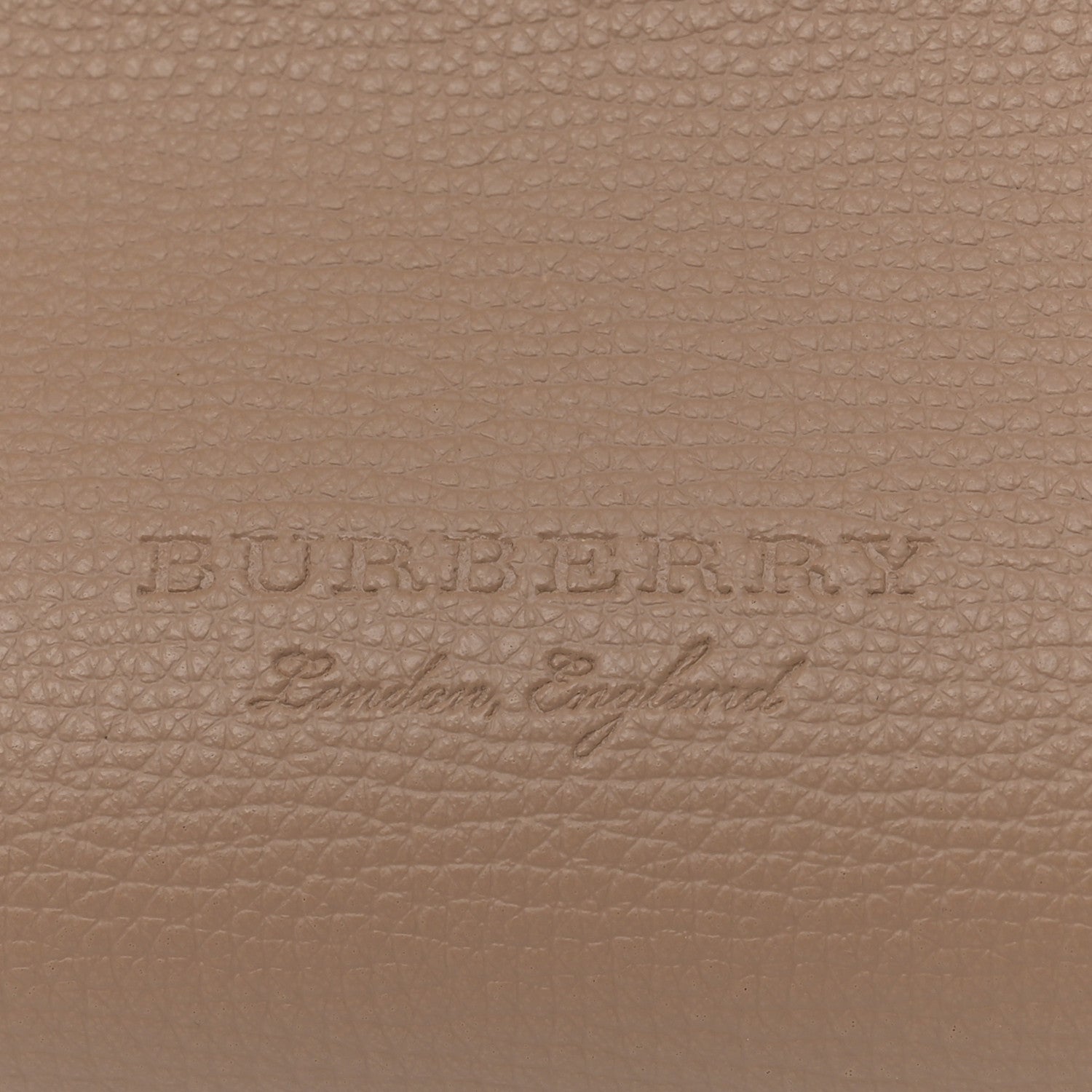 Burberry Grainy Calfskin Haymarket Check Medium Reversible Tote Camel 9 of 17