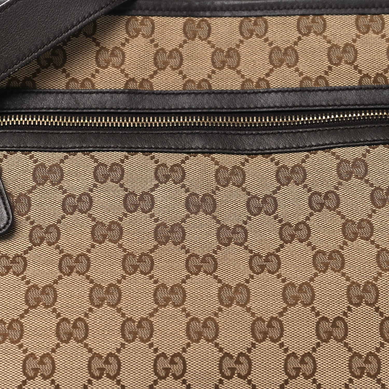 Gucci Monogram Messenger Bag Dark Brown 8 of 10