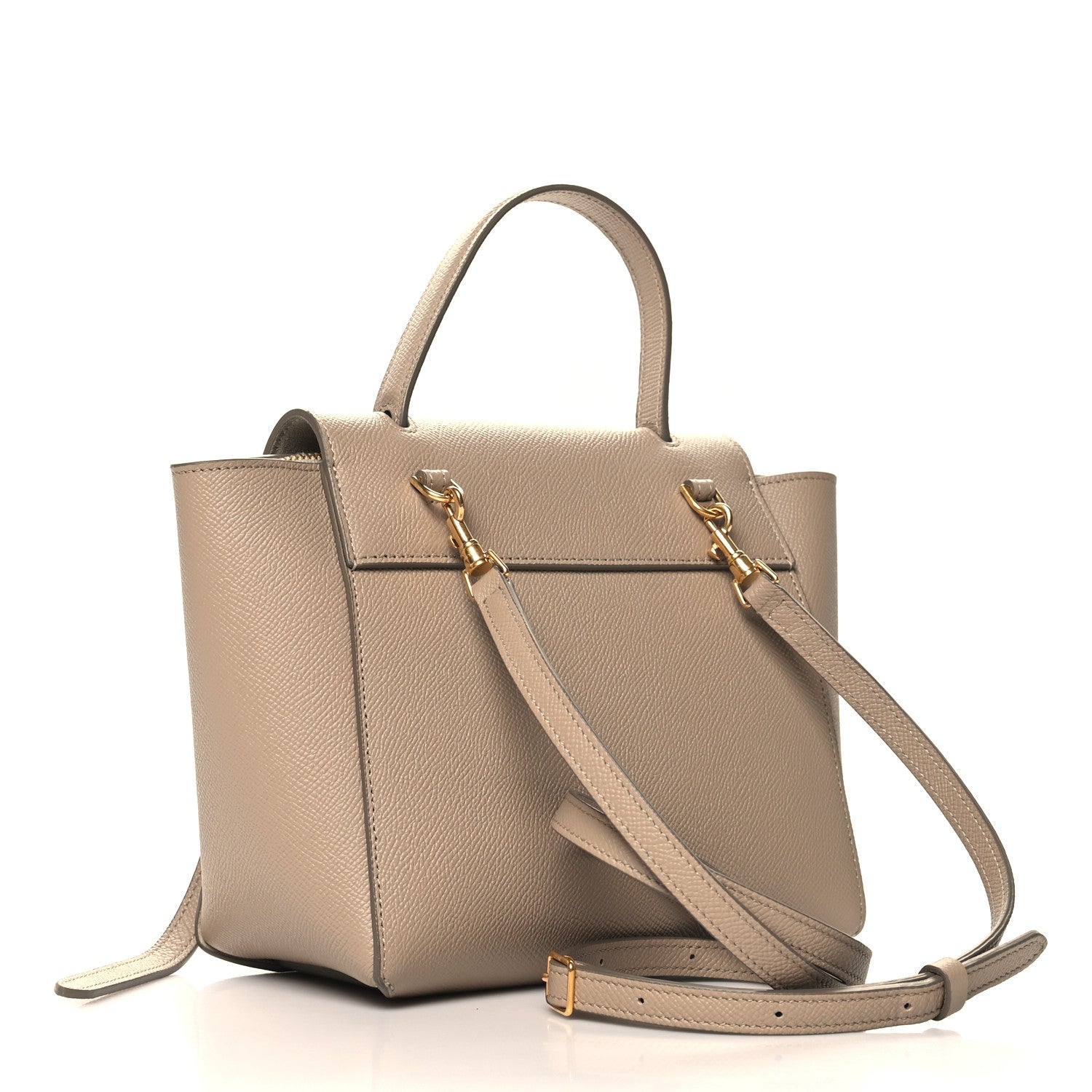 Celine Grained Calfskin Nano Belt Bag Light Taupe 3 of 9