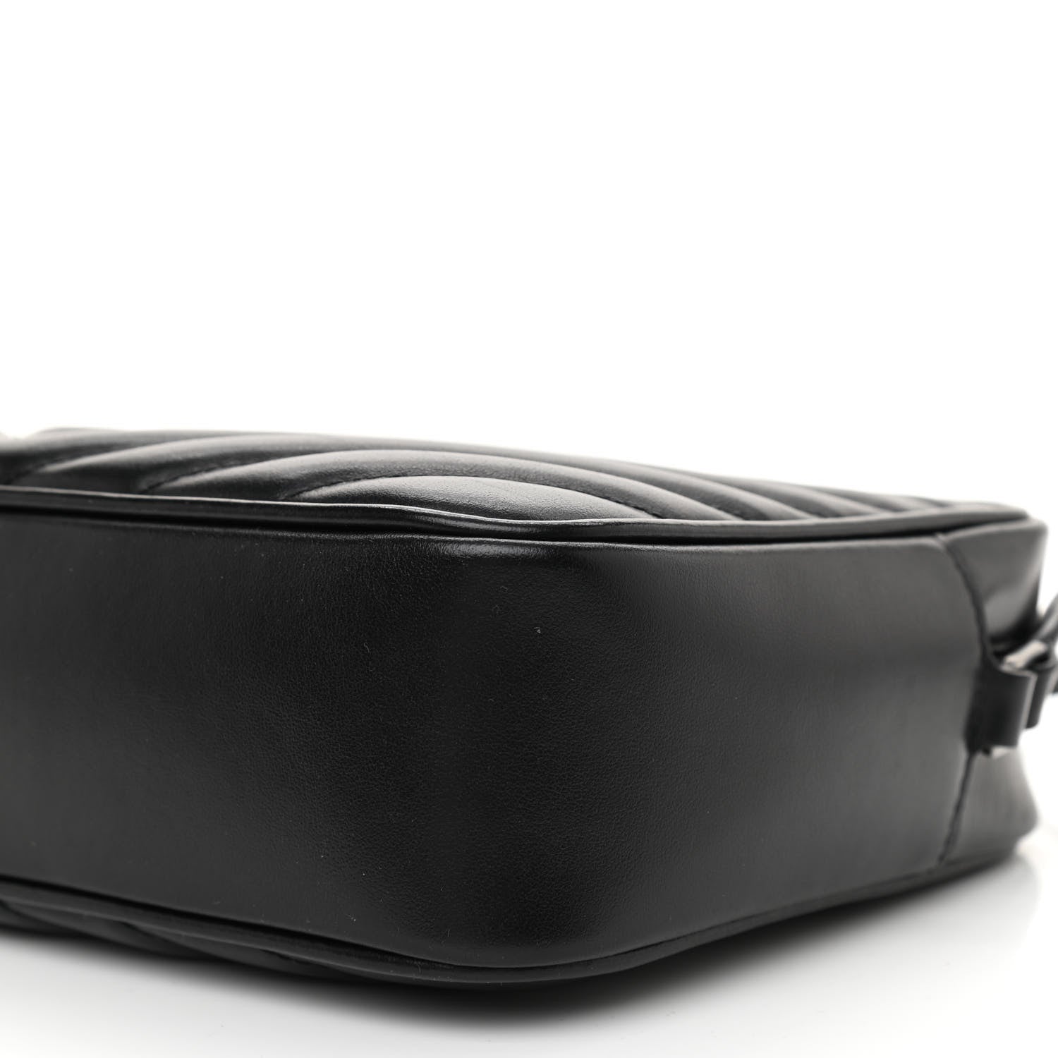 Saint Laurent Calfskin Matelasse Monogram Lou Camera Bag Black 9 of 9