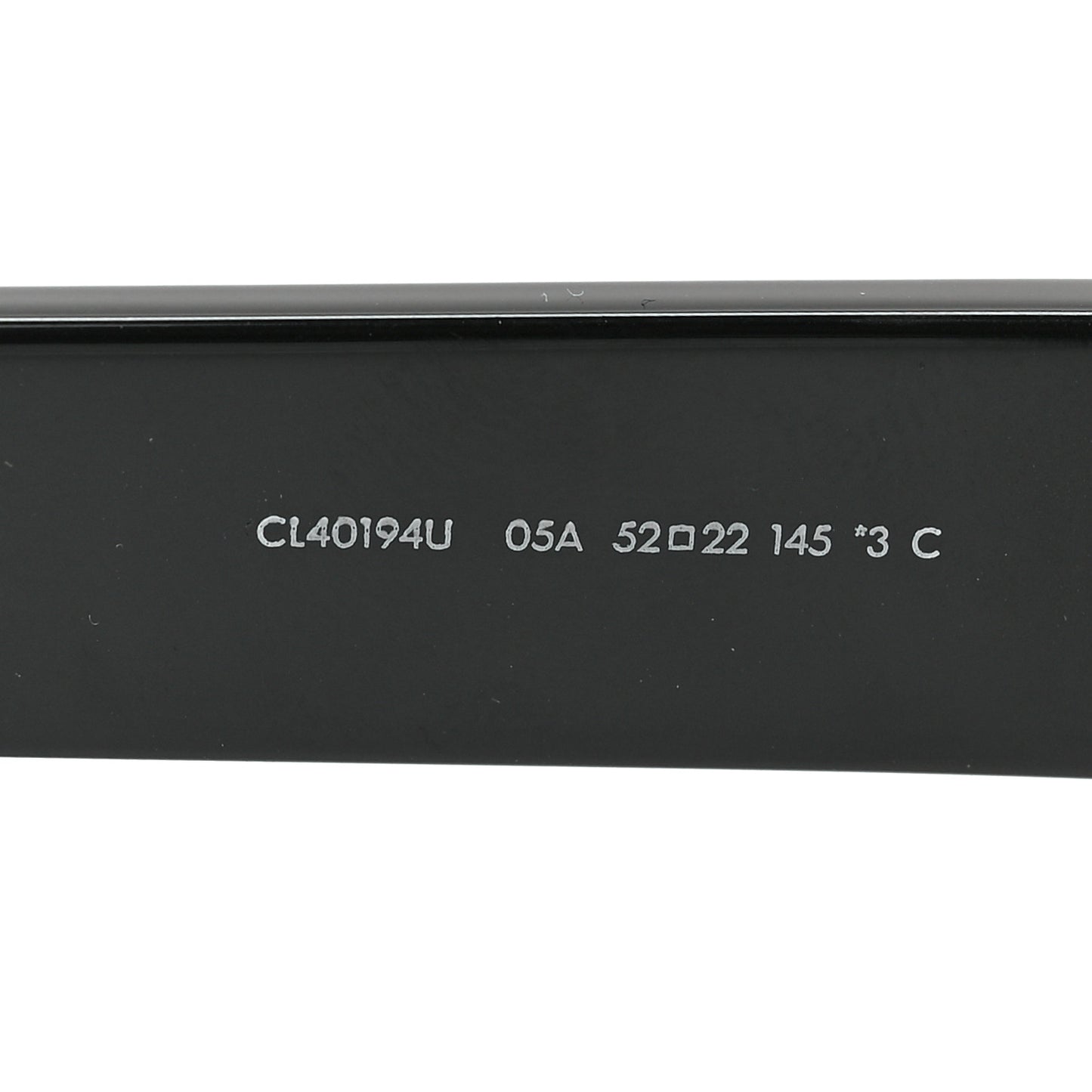 Acetate Triomphe 01 Sunglasses CL 40194U Black
