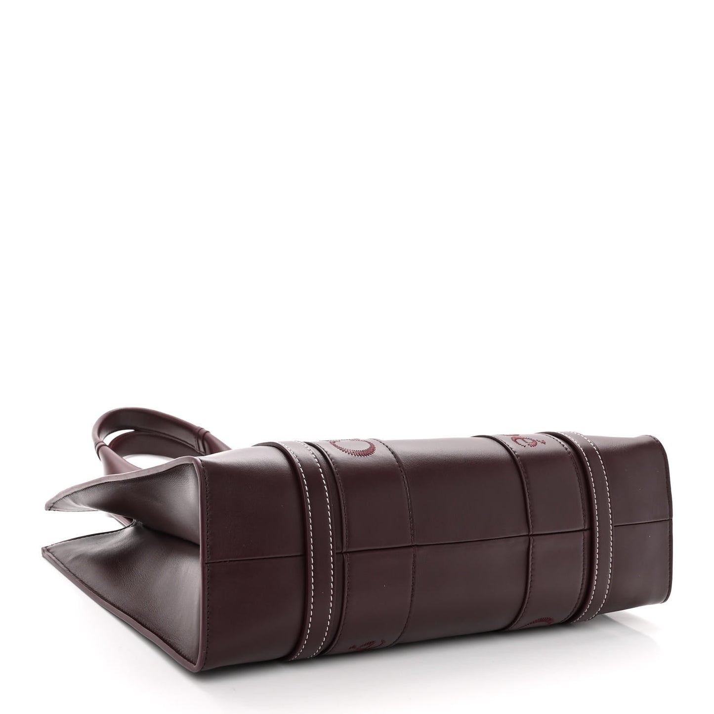 Calfskin Medium Woody Tote Deep Violine