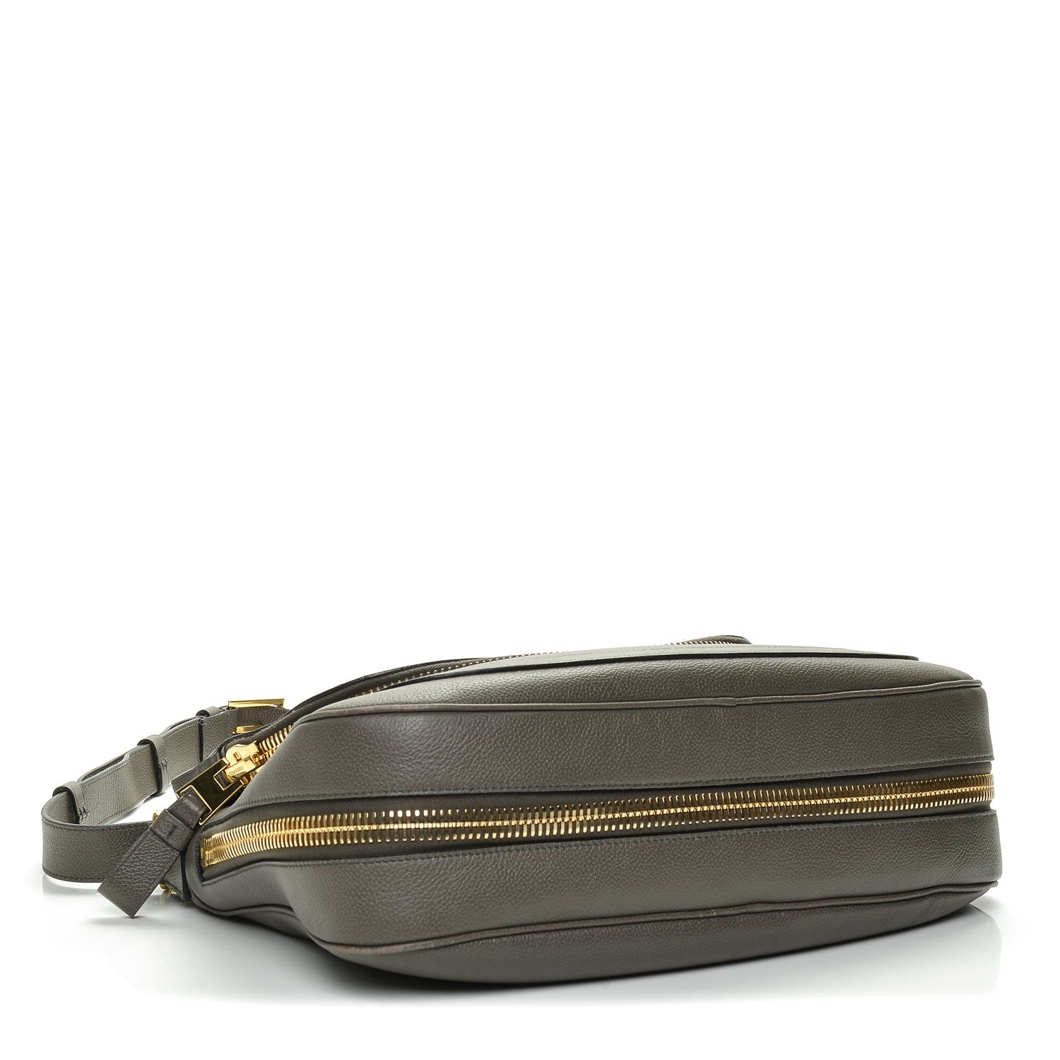Tom Ford Pebbled Calfskin Large Jennifer Graphite 4 of 7