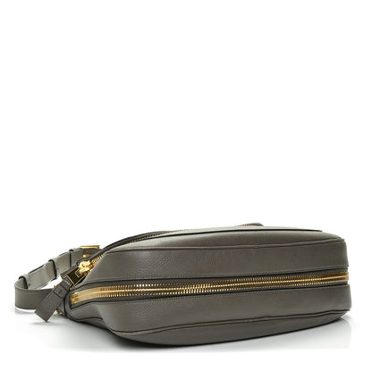Tom Ford Pebbled Calfskin Large Jennifer Graphite 4 of 7