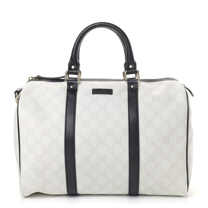 Gucci GG Plus Monogram Medium Joy Boston White Black 1 of 5